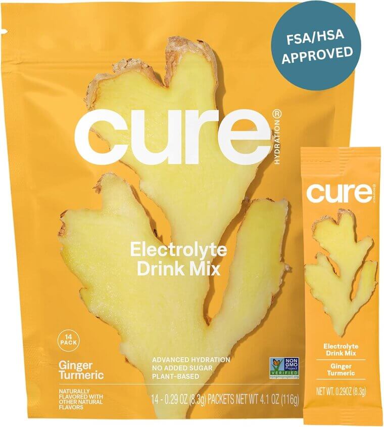Cure Hydration Mix - Plant-Based Electrolytes for Dehydration Relief 
