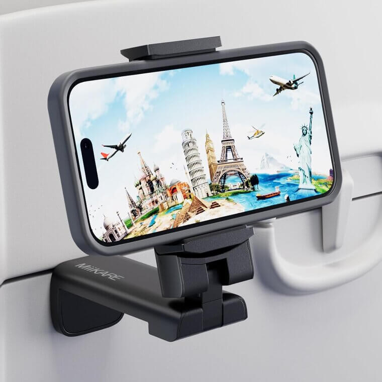 MiiKARE Phone Holder - Ultimate Travel Companion for Flights 