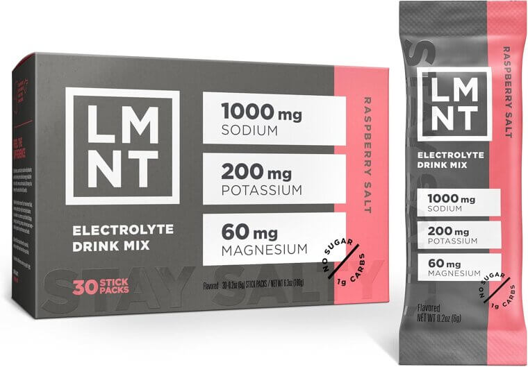LMNT Electrolyte Mix - Boost Your Hydration with Raspberry Salt! 