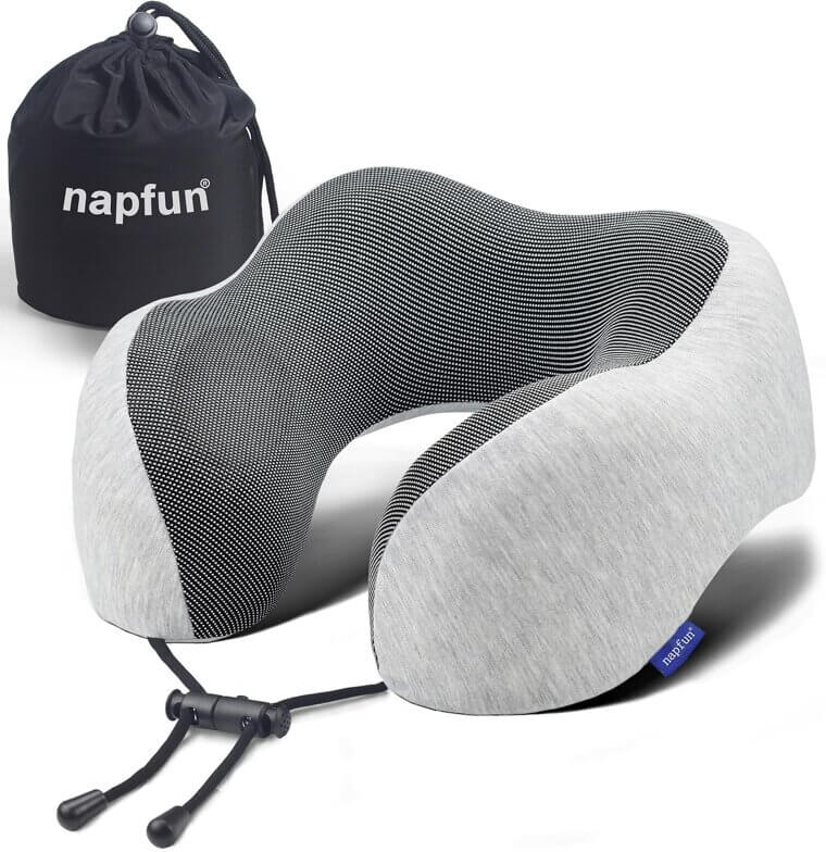 Napfun Travel Pillow - Memory Foam Comfort for Every Journey! - Now 28% Off!