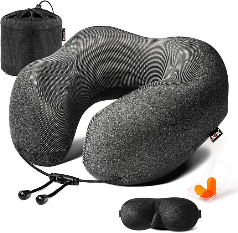 MLVOC Travel Pillow - Ultimate Comfort for On-the-Go Sleepers - 20% Off!