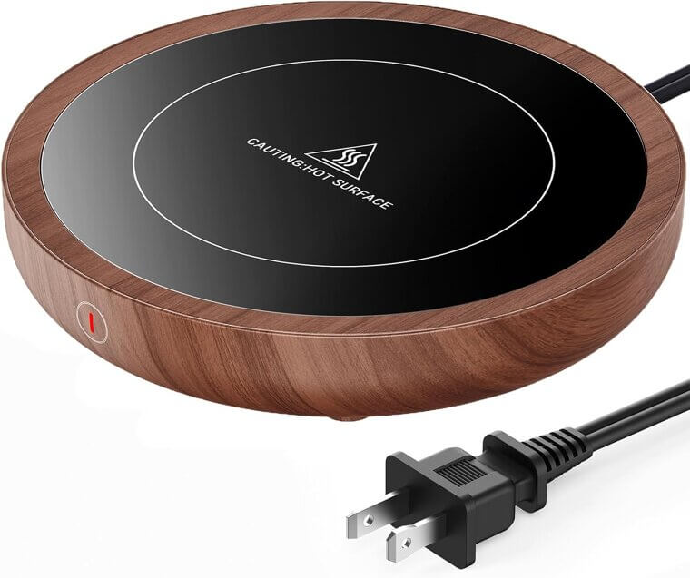 SWEETFULL Coffee Mug Warmer - Advanced 3-Temp Settings for Perfect Warmth