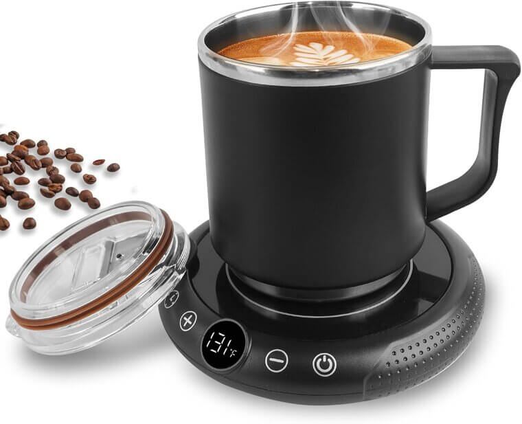 Coffee Mug Warmer - Versatile Desk Essential with 8-Temp Settings