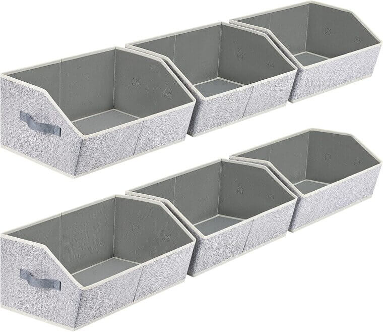 Closet Organizer Bins - Tidy Up in Style with Ease - Now 13% Off!