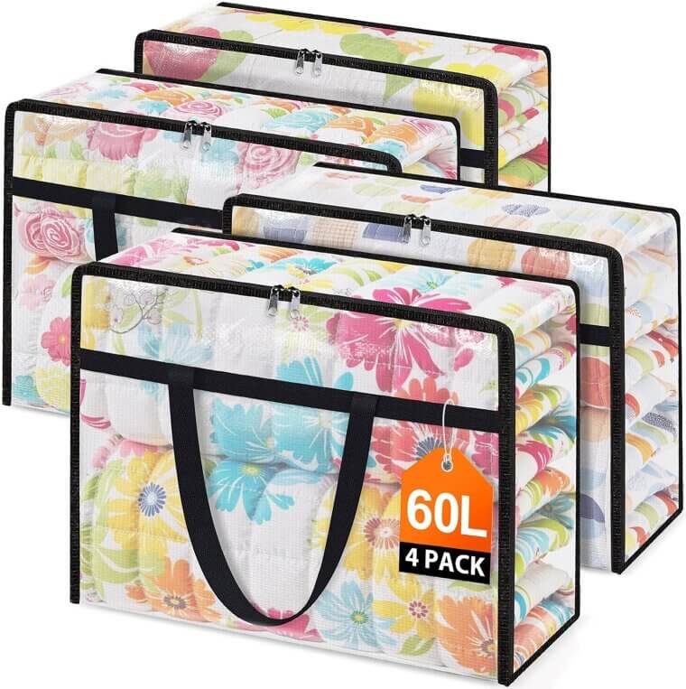 EdenDwell Storage Bags - Spacious, Durable, and Clear for Easy Organizing - Now 62% Off!