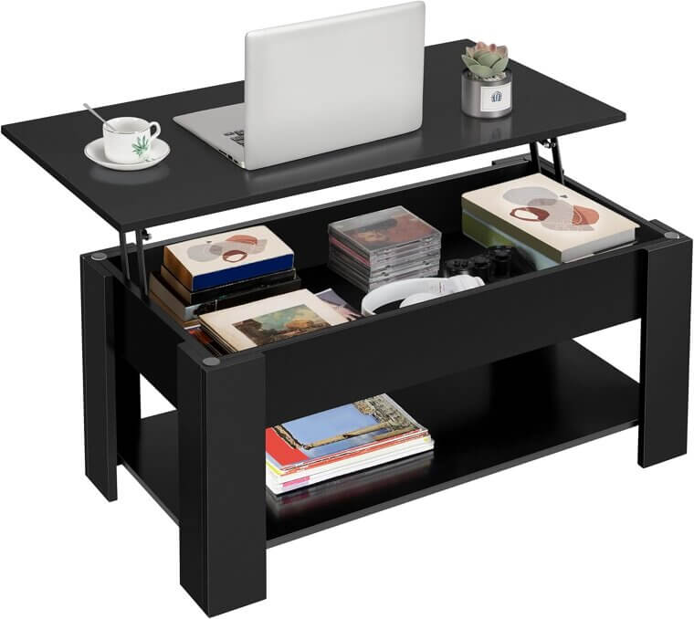 Yaheetech Lift Top Table - Perfect for Small Spaces - Now 16% Off!