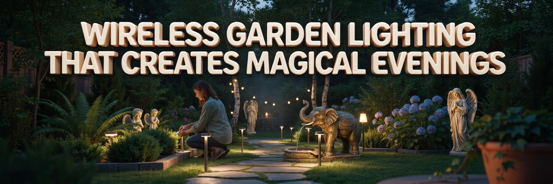 The No-Stress Upgrade: How to Light Your Garden on a Wireless Budget