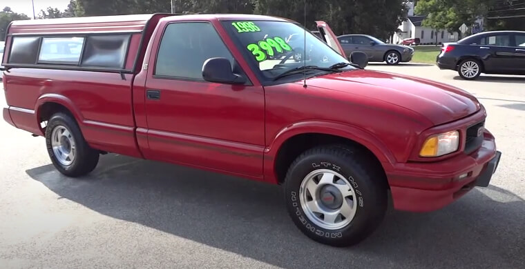 1997 GMC Sonoma Club Coupe Cab Pickup - $4,800