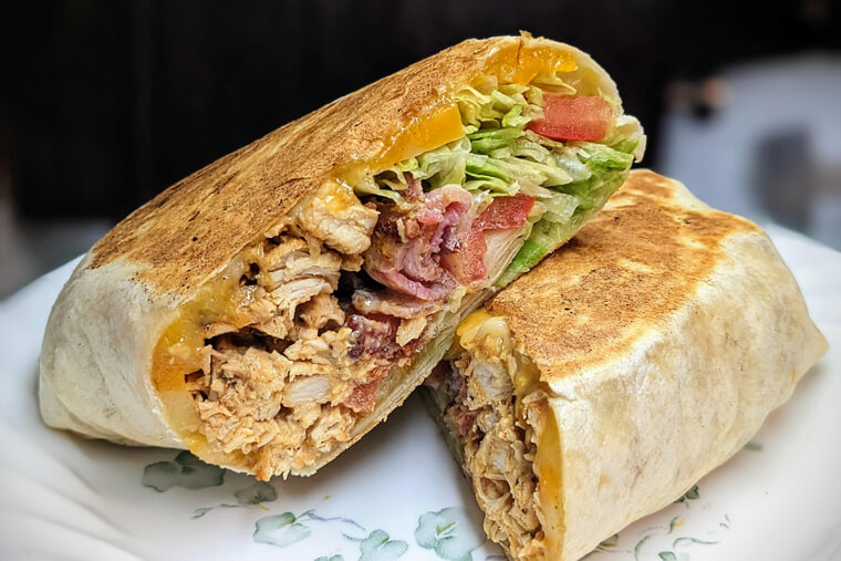 Chicken Avocado BLT Wrap