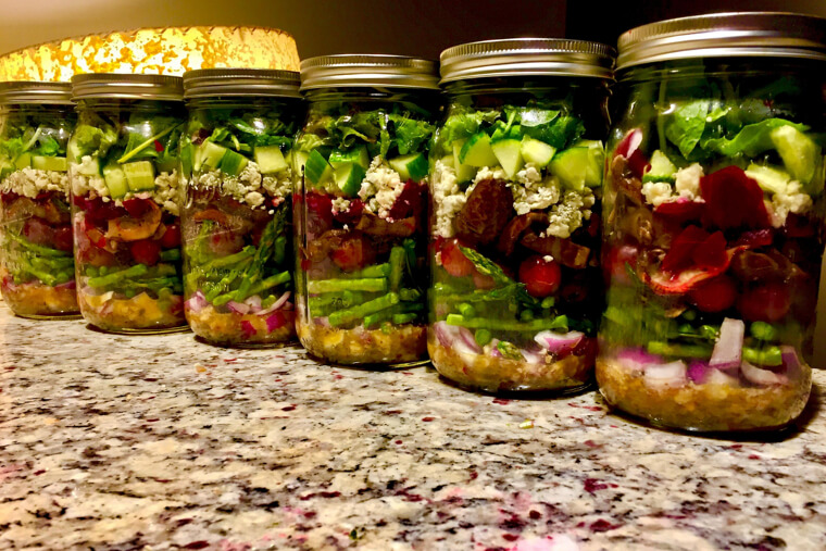 Jar Veggie Salad
