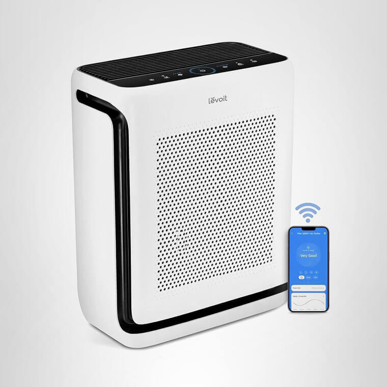 Keep Your Air Fressh With This Powerful Levoit Air Purifier That Captures Stubborn Allergens, Dust, and Household Odors Across a Massive 1,875 Square Feet.