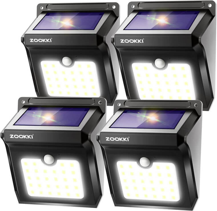 A Set of Wireless, Sun-Powered, Motion-Sensing Outdoor Lights to Easily Brighten up the Shadowy Corners Outside Your House.