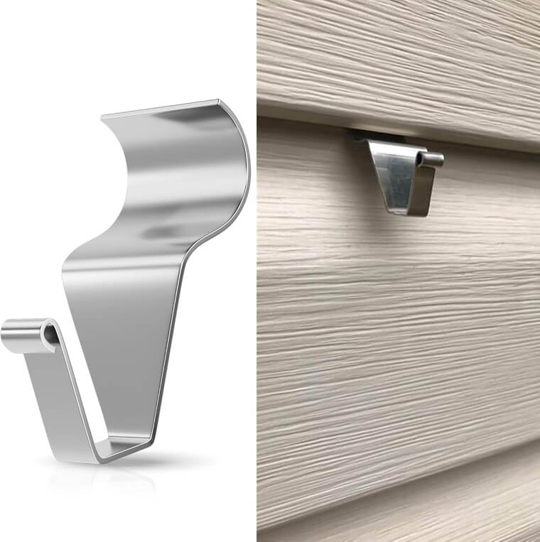 A Pack of No-Drill Vinyl Siding Hangers so You Can Spruce up Your Home's Exterior Without Permanently Damaging Your Walls.