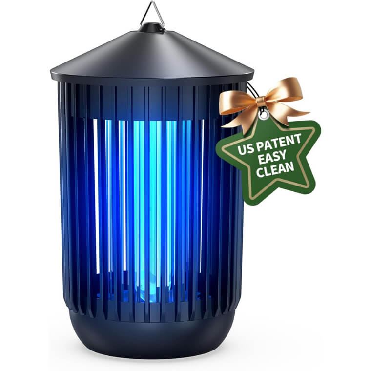 A Powerful Electric Insect Zapper That Keeps You From Becoming a Backyard Buffet for Pests While You Relax Outside or Inside.