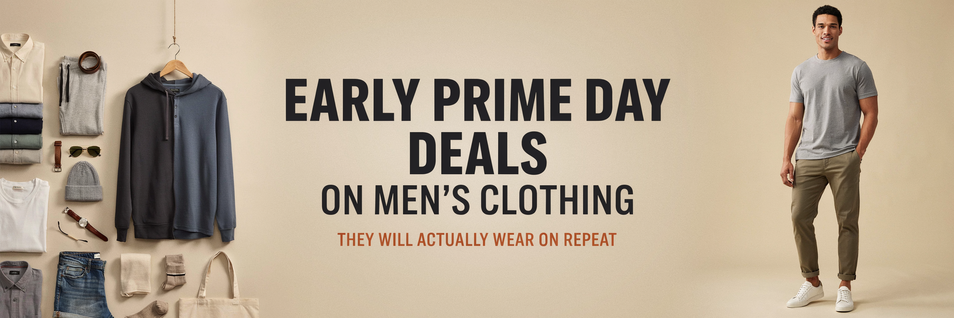 Early Prime Day Deals on Men Clothing They Will Actually Wear on Repeat