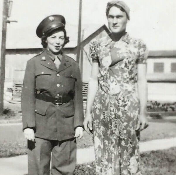 Grandma And Grampa Swapped Clothes In 1943