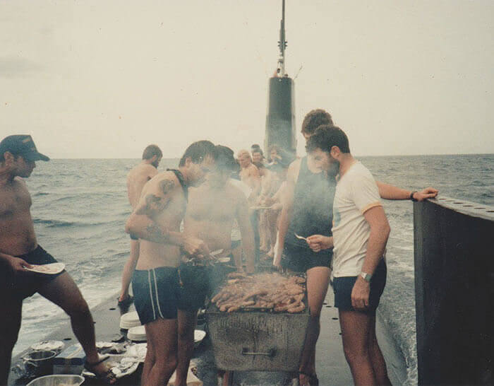 Ain't Nothing Like Barbecuing On A Submarine
