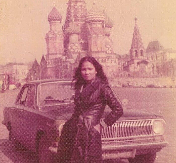 This Mom Looks Like A Possible Russian Spy Visiting Moscow In The 70s