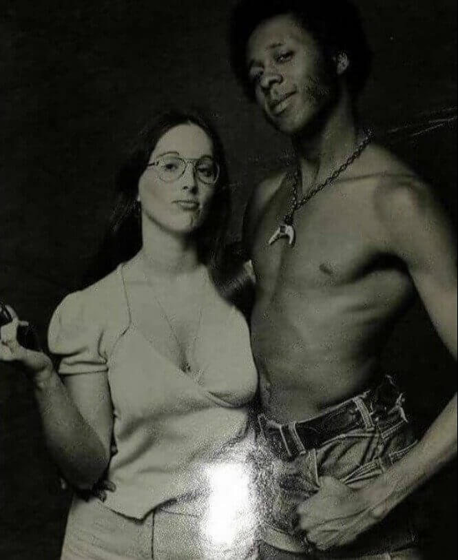 Mom And Dad Deeply In Love Way Back When