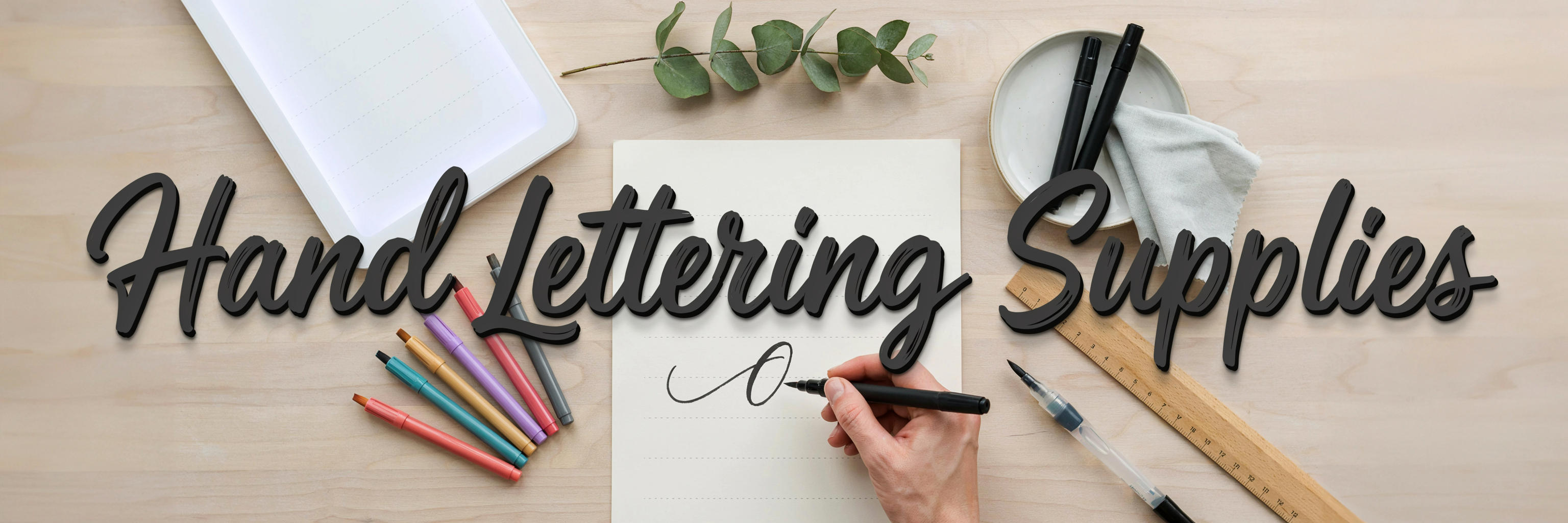 Hand Lettering Supplies That Fix the Wobbly Brush Pen Struggle