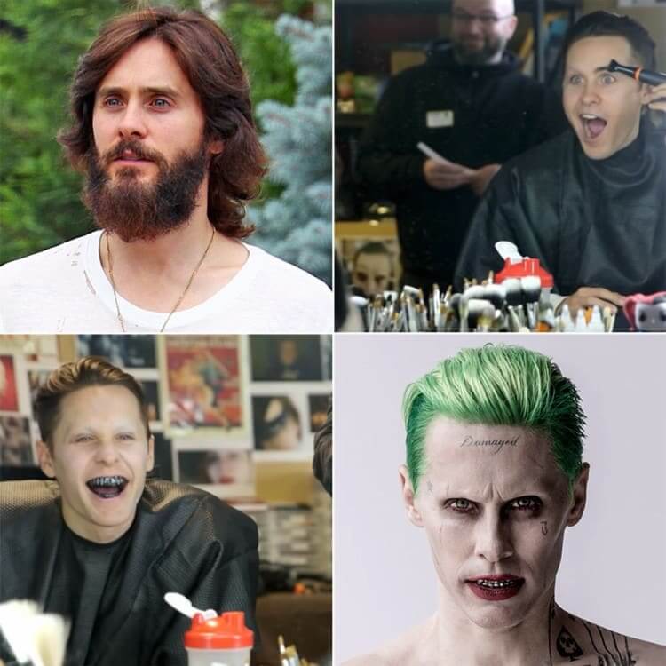 De Jared Leto a Coringa - Foto: Reprodução