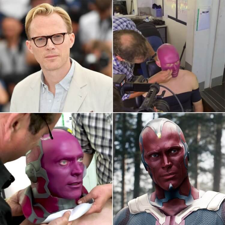 De Paul Bettany a Visão - Foto: Reprodução