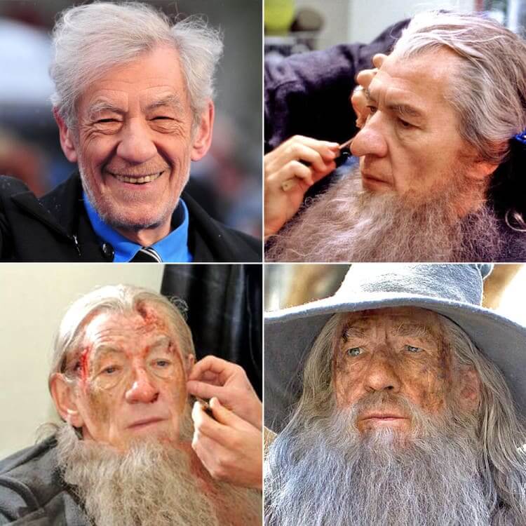 De Ian McKellen a Gandalf - Foto: Reprodução