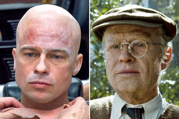 De Brad Pitt a Benjamin Button - Foto: Reprodução