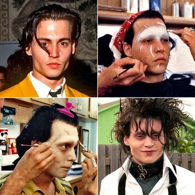 De Johnny Depp a Edward Mãos de Tesoura - Foto: Reprodução