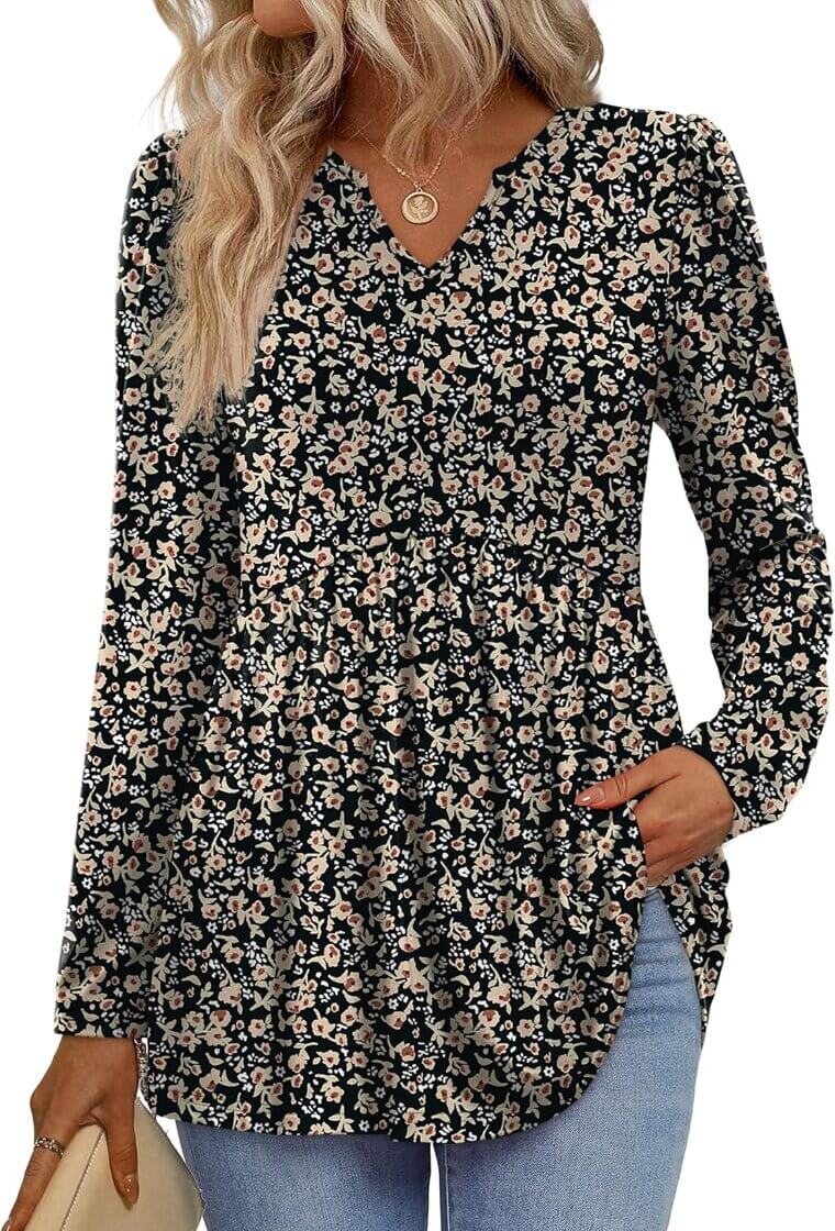 WIHOLL Babydoll Peplum Tops - Perfect for Fall Fashion - Enjoy 53% Off!