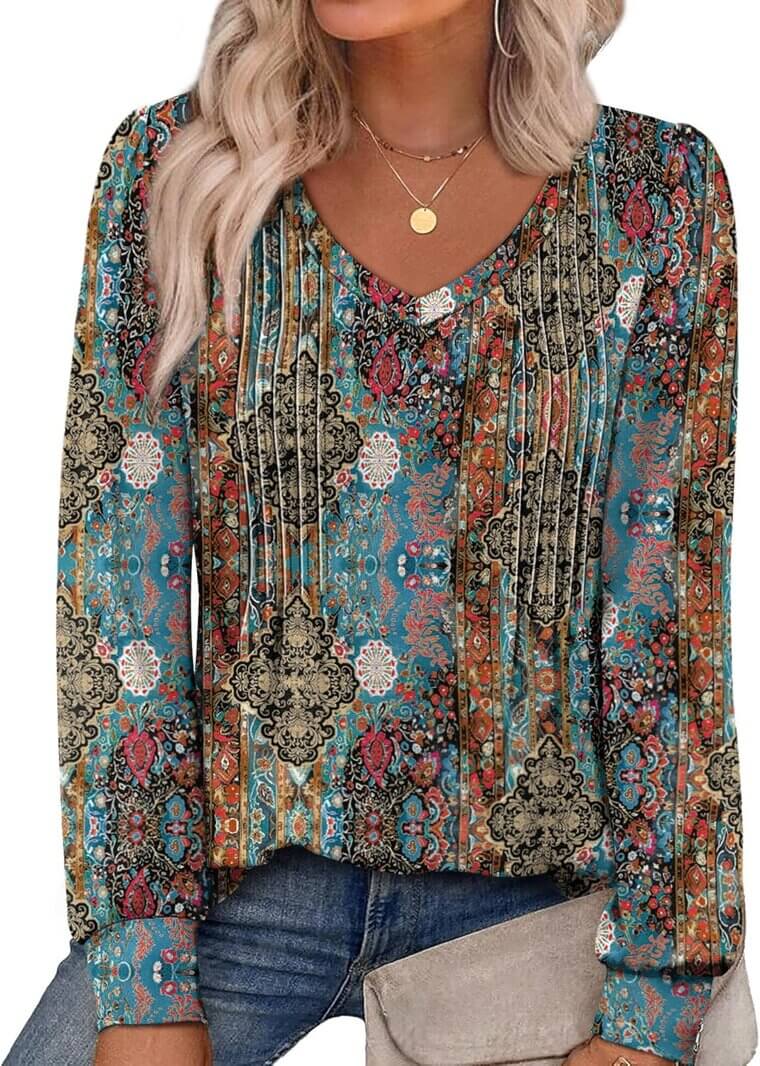 Alaroo Women's Tunic Tops - Stylish V Neck for Fall! - Now 46% Off!