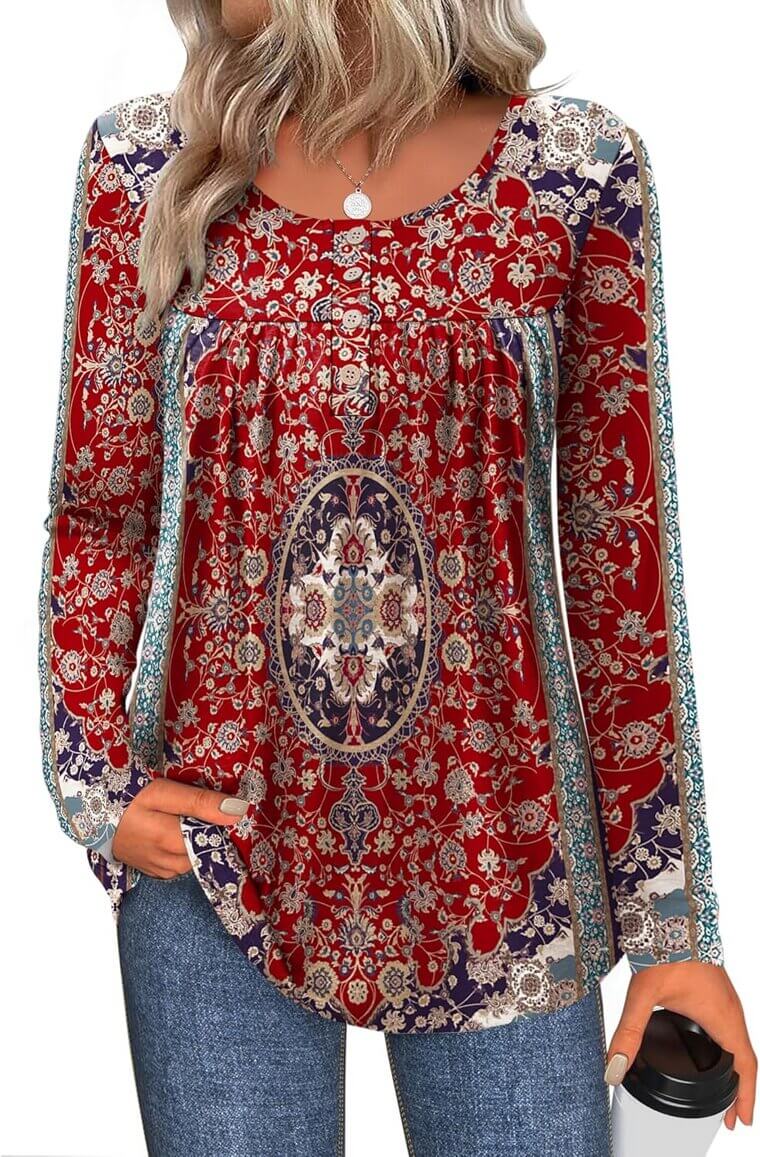 Zeagoo Trendy Tunic Tops - Perfect for Any Occasion - Enjoy 50% Off!