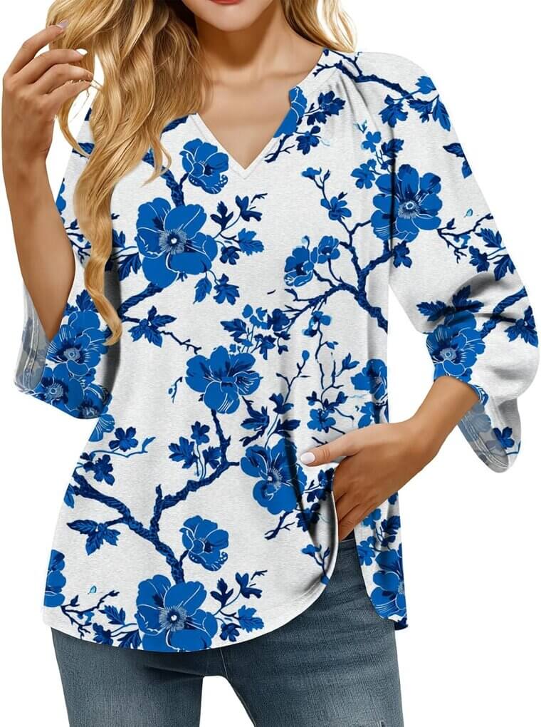 MARSVOVO Tunic Tops - Perfect for Work or Travel! 