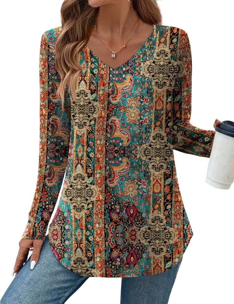 Zeagoo V-Neck Tops - Chic Fall Style for Every Occasion! - 33% Off!