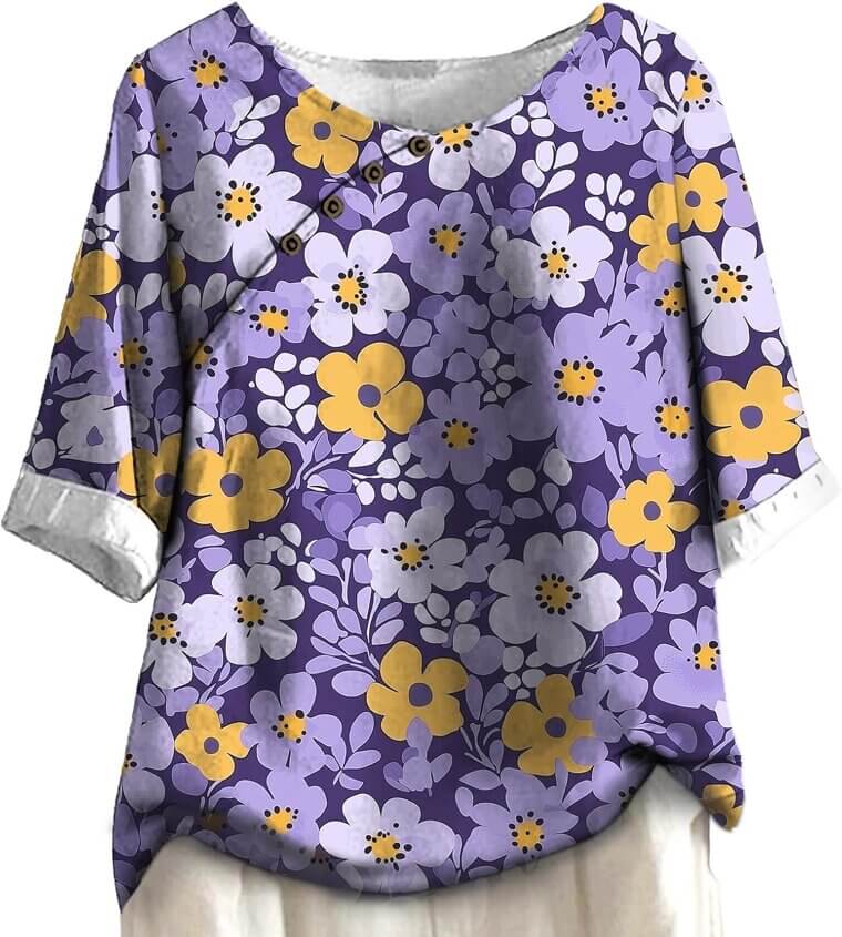 MARSVOVO Tunic Blouse - Perfect for Casual & Dressy Occasions 