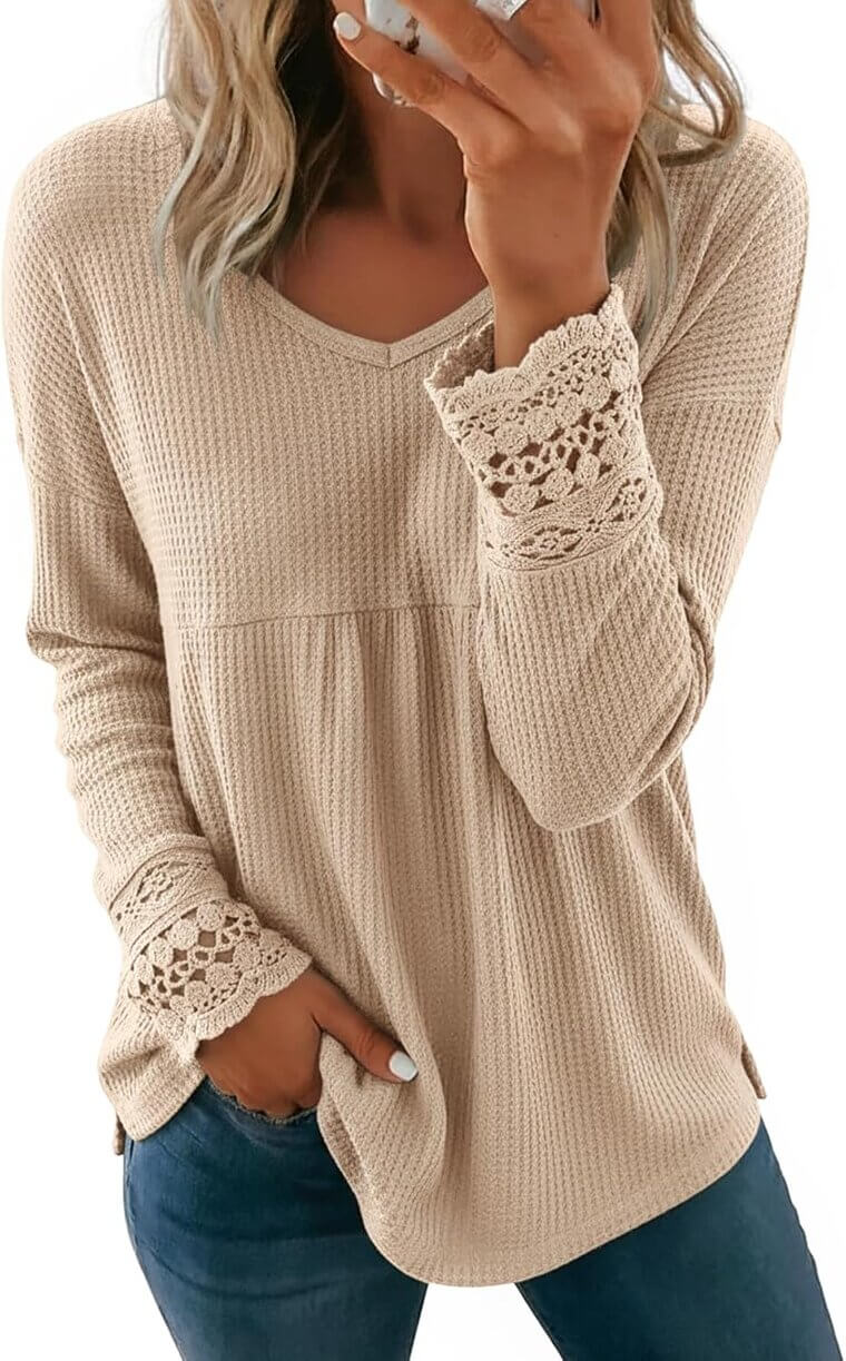 Dokotoo V Neck Tops - Stylish Comfort for Every Occasion 