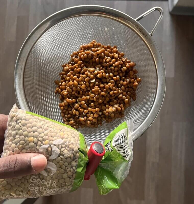 Dried Lentils Dehydrate Completely Over Years So Check For Shriveled Hard Centers
