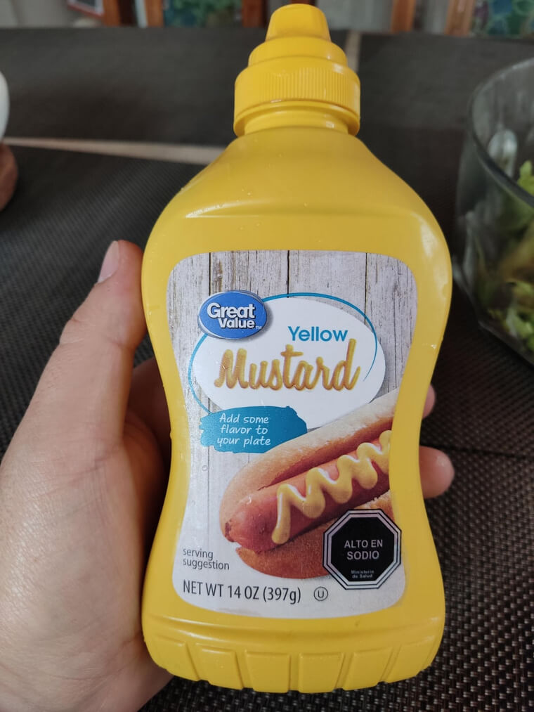 Mustard Evaporates Its Vinegar Base So Stir To Check For Crusty Separation