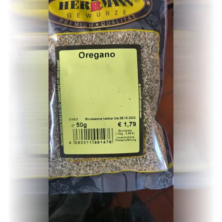Dried Oregano Fades In Stale Air So Crush Leaves To Test Aroma