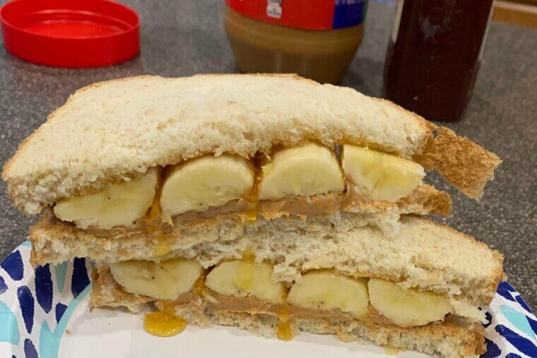 Peanut Butter Banana Sandwich