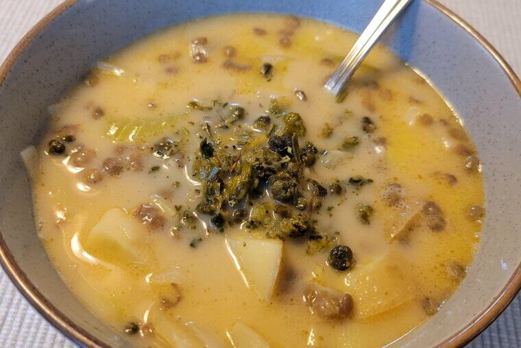 Creamy Potato Leek Soup