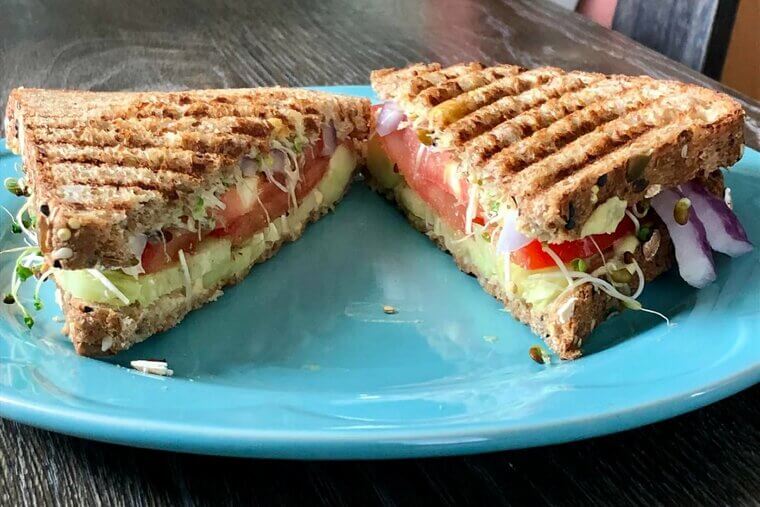 Hummus Veggie Sandwich