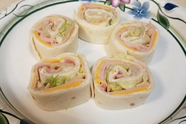 Turkey and Cheese Pinwheels