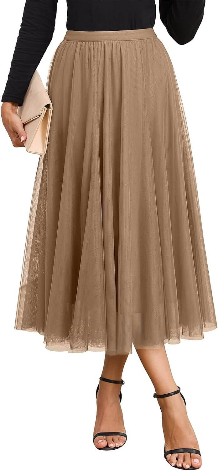 Happy Sailed Tulle Skirt - Flowy Fashion for Fall - Now 6% Off!