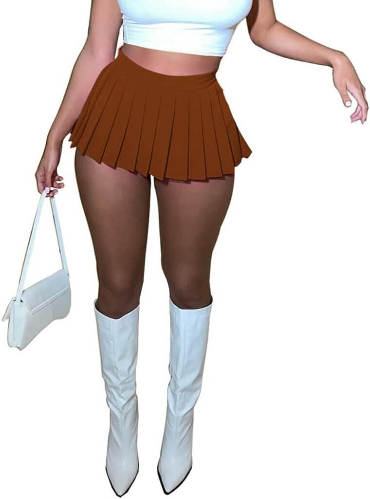 Women's Mini Pleated Skirt - Sexy Y2K Style for Any Occasion - Now 5% Off!