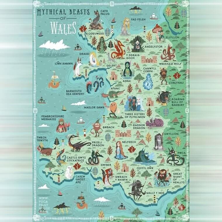 The Mythical Creatures of Wales