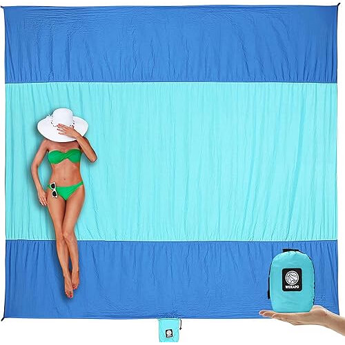 Premium Beach Blanket that Stays Sand-Free Anywhere. Now 11% Off!