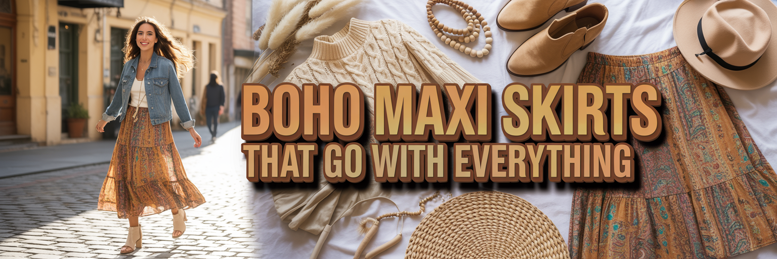 Boho Maxi Skirts That Go With Everything