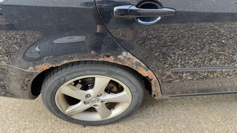 Visible Corrosion or Rust