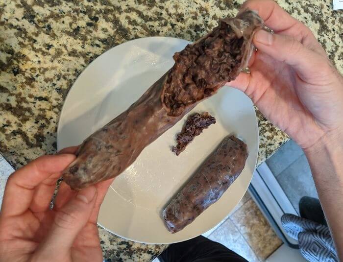 Rice Paper Black Bean Burritos That Look More Like Dog Poo